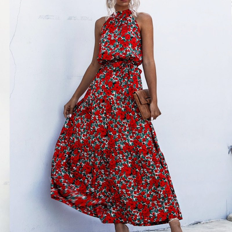 floral printed long frock